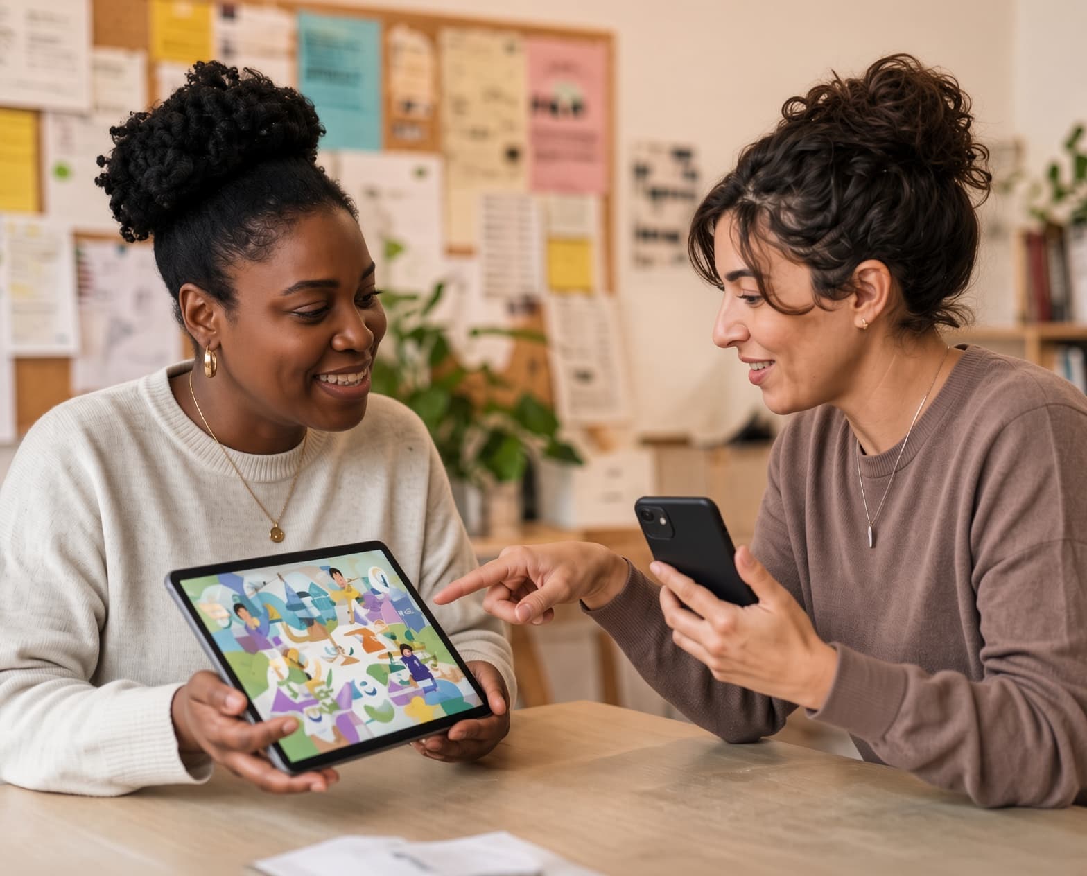 Nonprofit team creating an engagement game